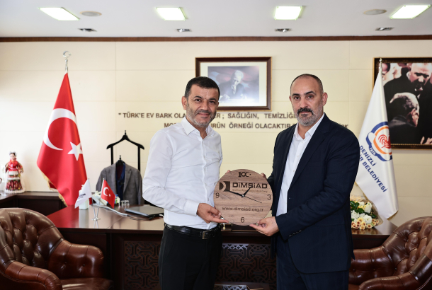 DİMSİAD DENİZLİ BÜYÜKŞEHİR BELEDİYESİNİ ZİYARET ETTİ.
